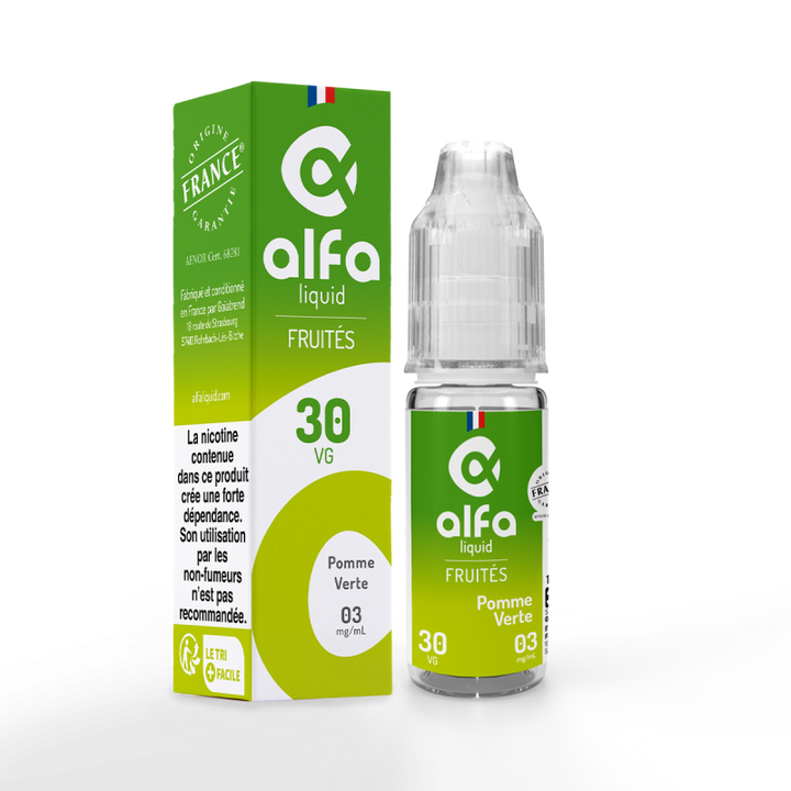 Pomme Verte 10 ml – Alfaliquid