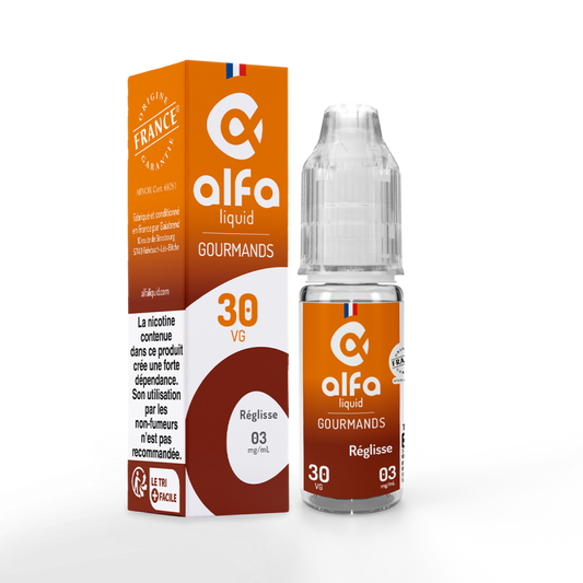 Réglisse 10ml – Alfaliquid