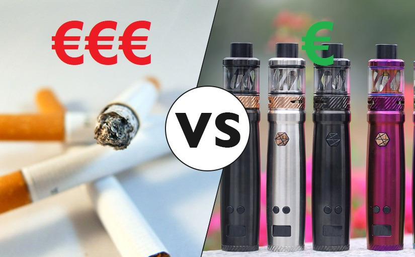 cout vape vs cigarette